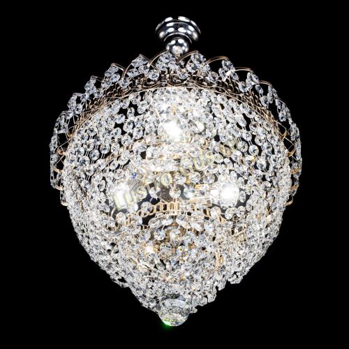 Люстра Ника Лепестки малая - 3 лампы в Кирове Гусь Хрустальный