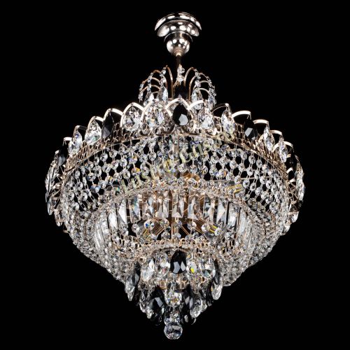 Люстра Ника подвесная Черная в Кирове Гусь Хрустальный