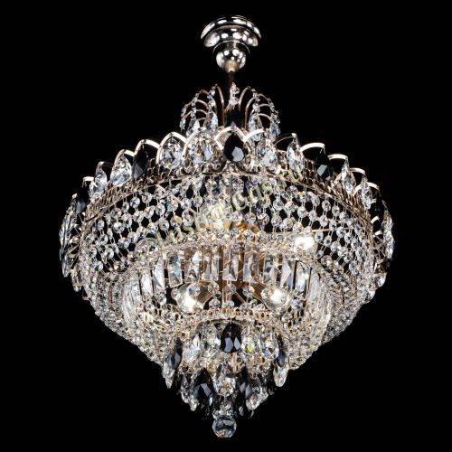 Люстра Ника подвесная Черная в Кирове Гусь Хрустальный