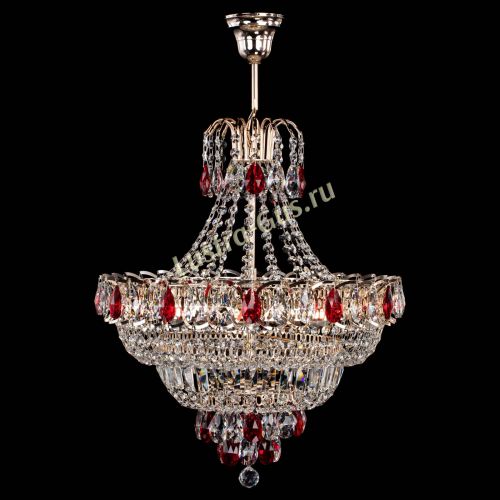 Люстра Ника подвесная Красная в Кирове Гусь Хрустальный