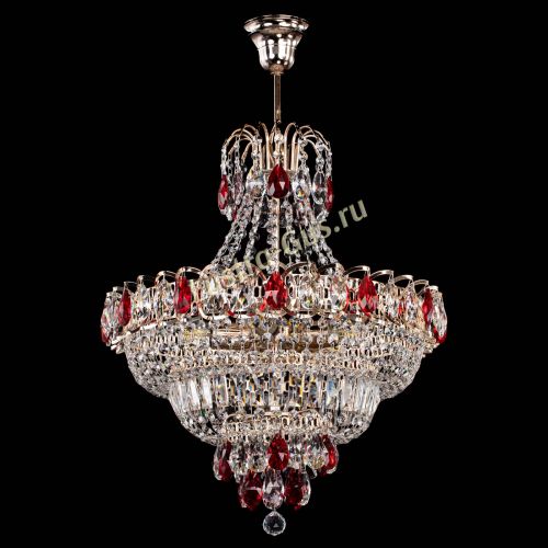 Люстра Ника подвесная Красная в Кирове Гусь Хрустальный
