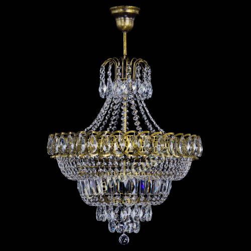 Люстра Ника №5 подвесная под бронзу в Кирове Гусь Хрустальный