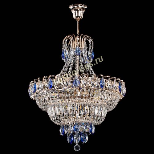 Люстра Ника подвесная Синяя в Кирове Гусь Хрустальный