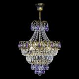 Люстра Ника подвесная Фиолетовая под бронзу в Кирове