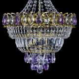 Люстра Ника подвесная Фиолетовая под бронзу в Кирове