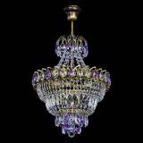 Люстра Ника подвесная Фиолетовая под бронзу в Кирове