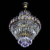 Люстра Ника подвесная Фиолетовая под бронзу в Кирове