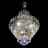 Люстра Ника подвесная Фиолетовая под бронзу в Кирове