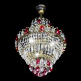 Люстра Ника подвесная Красная под бронзу в Кирове