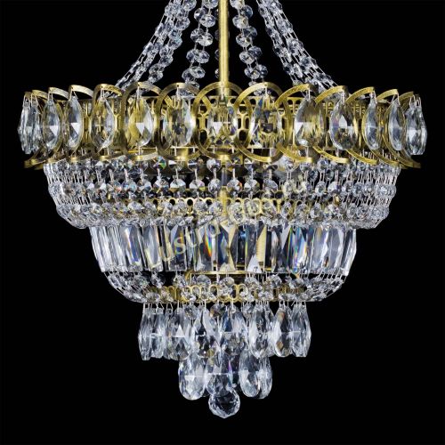 Люстра Ника подвесная под бронзу в Кирове Гусь Хрустальный