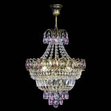 Люстра Ника подвесная Розовая под бронзу в Кирове