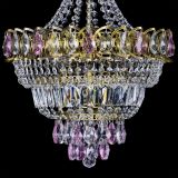 Люстра Ника подвесная Розовая под бронзу в Кирове