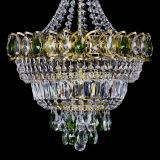 Люстра Ника подвесная Зеленая под бронзу в Кирове