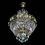 Люстра Ника подвесная Зеленая под бронзу в Кирове