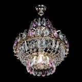 Люстра Ника 1 лампа розовая в Кирове