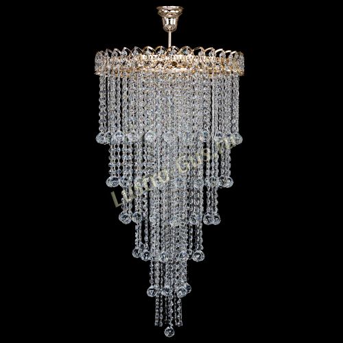 Люстра Октава длинная с подвесом в Кирове Гусь Хрустальный