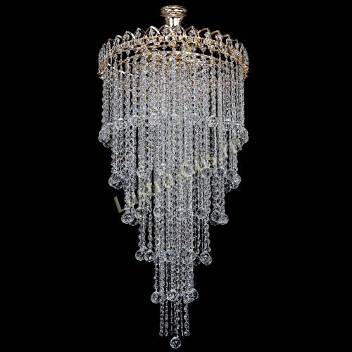 Люстра Октава длинная с подвесом в Кирове Гусь Хрустальный