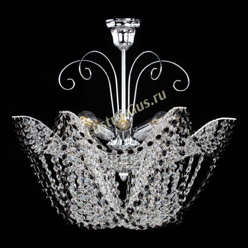 Люстра Орхидея №3 черная в Кирове Гусь Хрустальный