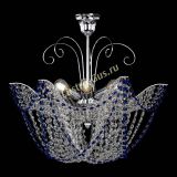 Люстра Орхидея №3 синяя в Кирове