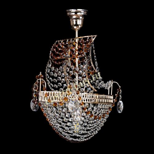 Люстра Парусник №1 чайный в Кирове Гусь Хрустальный