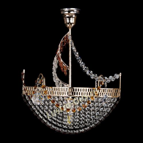 Люстра Парусник №1 чайный в Кирове Гусь Хрустальный