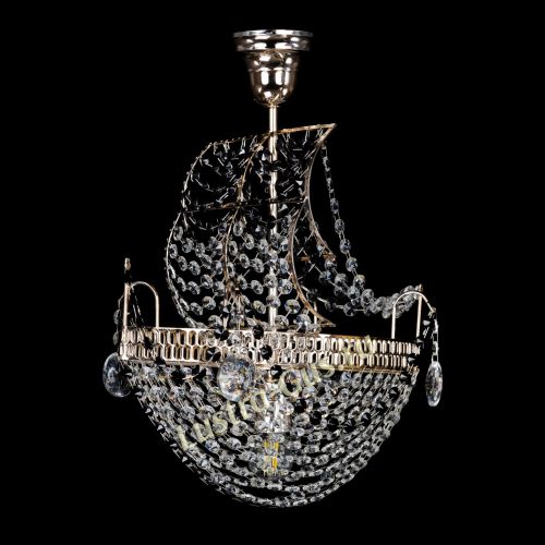 Люстра Парусник №1 черный в Кирове Гусь Хрустальный