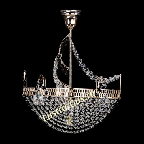 Люстра Парусник №1 черный в Кирове Гусь Хрустальный