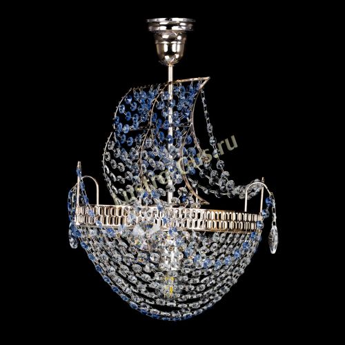 Люстра Парусник №1 синий в Кирове Гусь Хрустальный