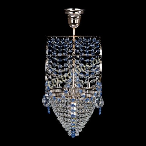 Люстра Парусник №1 синий в Кирове Гусь Хрустальный