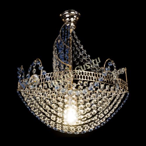 Люстра Парусник №1 синий в Кирове Гусь Хрустальный