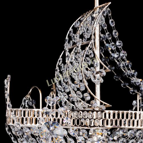 Люстра Парусник №1 в Кирове Гусь Хрустальный