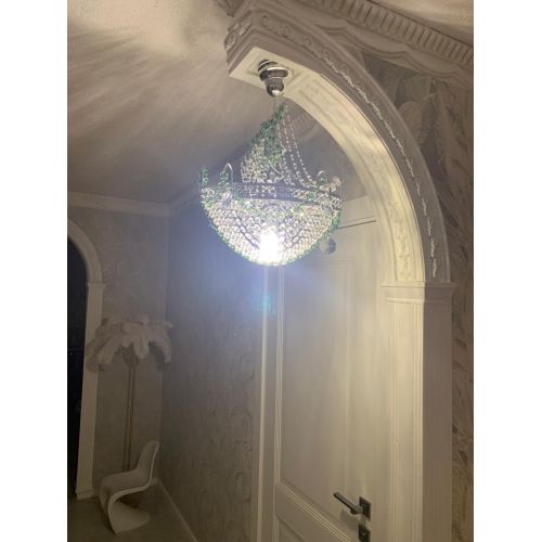 Люстра Парусник №1 зеленый в Кирове Гусь Хрустальный