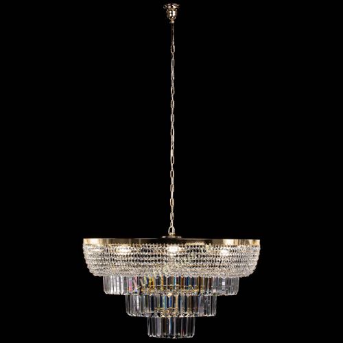 Люстра Сигма №10 с подвесом в Кирове Гусь Хрустальный