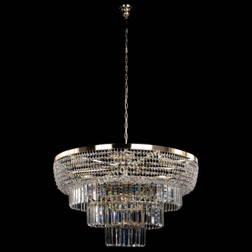 Люстра Сигма №10 с подвесом в Кирове Гусь Хрустальный