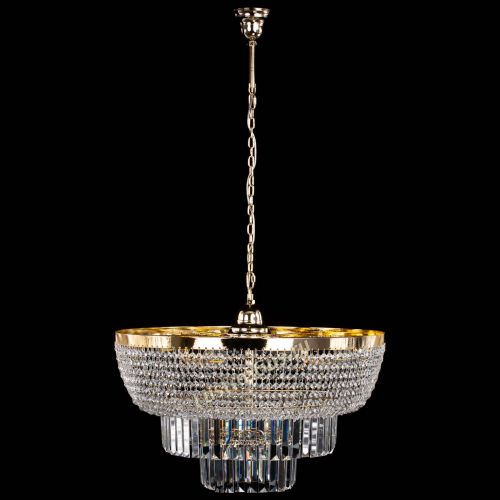 Люстра Сигма №6 с подвесом в Кирове Гусь Хрустальный