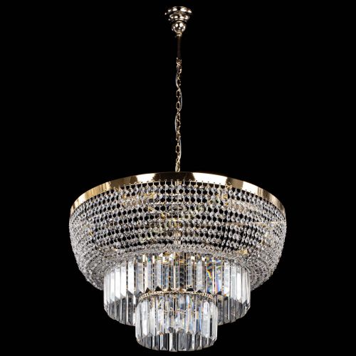 Люстра Сигма №6 с подвесом в Кирове Гусь Хрустальный