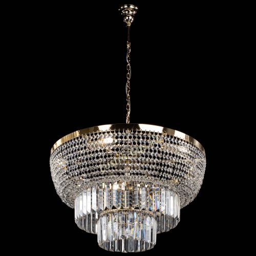 Люстра Сигма №6 с подвесом в Кирове Гусь Хрустальный