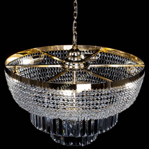 Люстра Сигма №6 с подвесом в Кирове Гусь Хрустальный