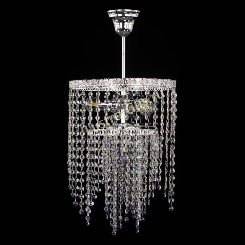 Люстра Токката Капель №3 фиолетовая в Кирове Гусь Хрустальный