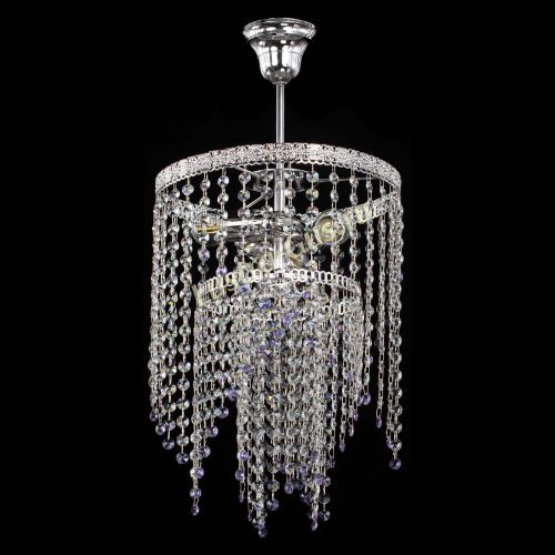 Люстра Токката Капель №3 фиолетовая в Кирове Гусь Хрустальный