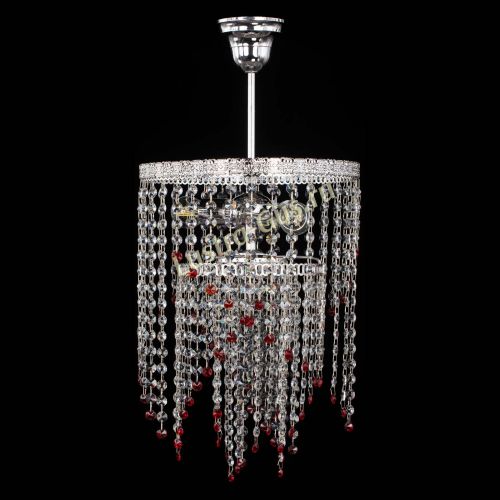 Люстра Токката Капель №3 красная в Кирове Гусь Хрустальный