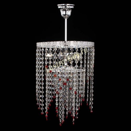 Люстра Токката Капель №3 красная в Кирове Гусь Хрустальный