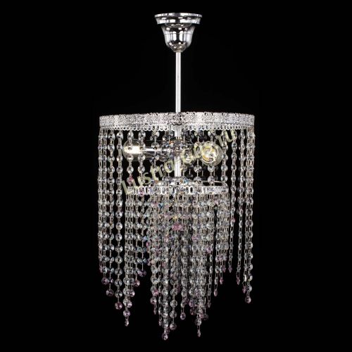 Люстра Токката Капель №3 розовая в Кирове Гусь Хрустальный