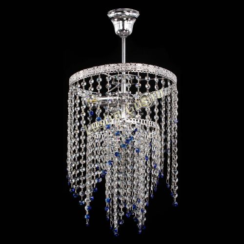 Люстра Токката Капель №3 синяя в Кирове Гусь Хрустальный