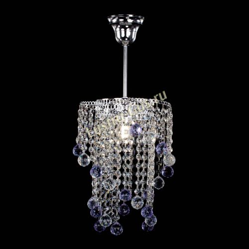 Люстра Вектор №4 фиолетовая в Кирове Гусь Хрустальный