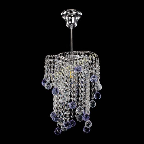 Люстра Вектор №4 фиолетовая в Кирове Гусь Хрустальный