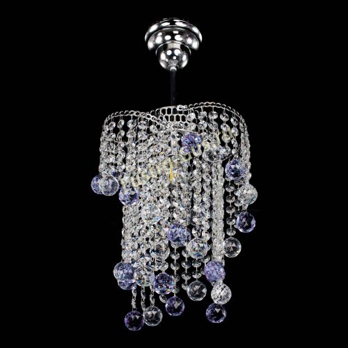 Люстра Вектор №4 фиолетовая в Кирове Гусь Хрустальный