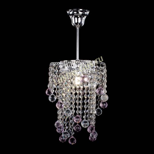 Люстра Вектор №4 розовая в Кирове Гусь Хрустальный