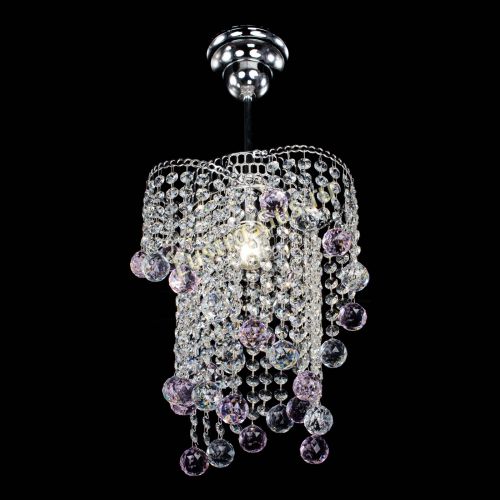 Люстра Вектор №4 розовая в Кирове Гусь Хрустальный