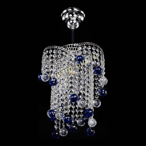 Люстра Вектор №4 синяя в Кирове Гусь Хрустальный